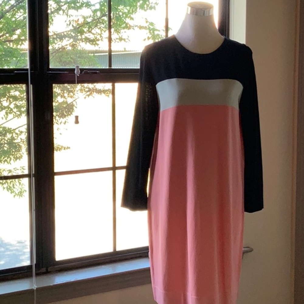 Diane Von Furstenberg color-block dress Sz Large